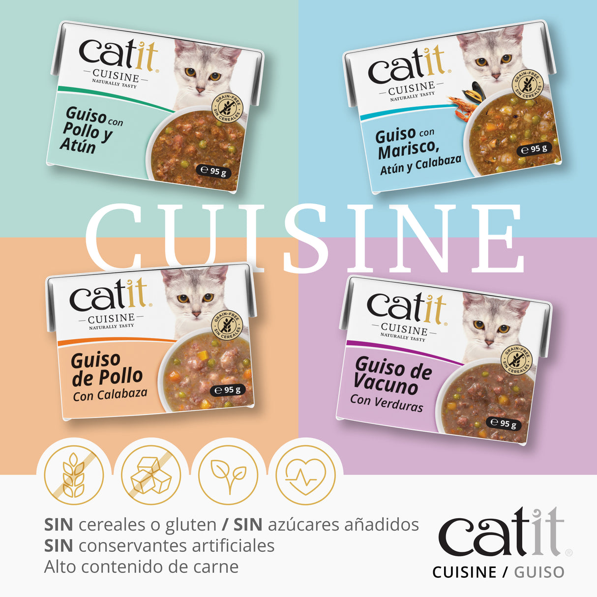 Guiso para gatos Catit Cuisine