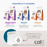 Pienso para Gatos Catit Recipes -Receta de Aves con Pescado de Mar para ADULTO