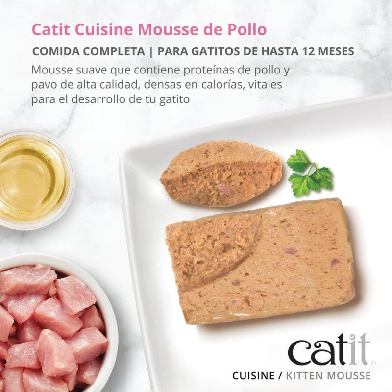 Mousse de Pollo para Gatito Junior Cuisine Kitten