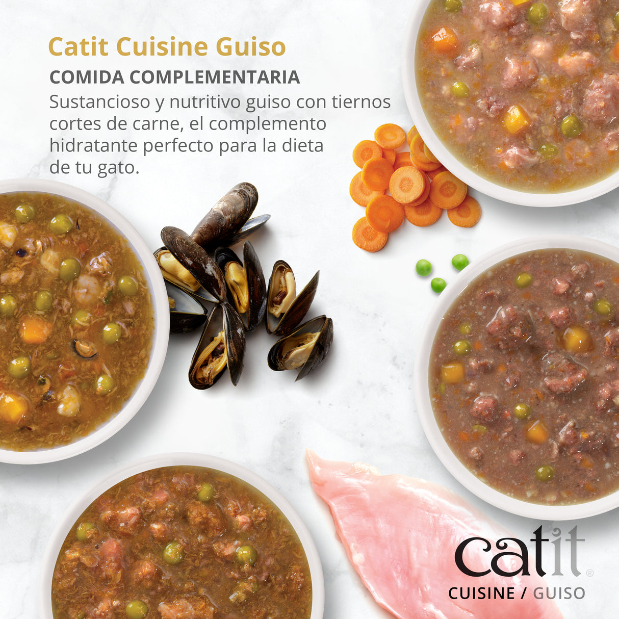 Guiso para gatos Catit Cuisine