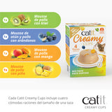 Catit Creamy Cups Mousse para Gatos