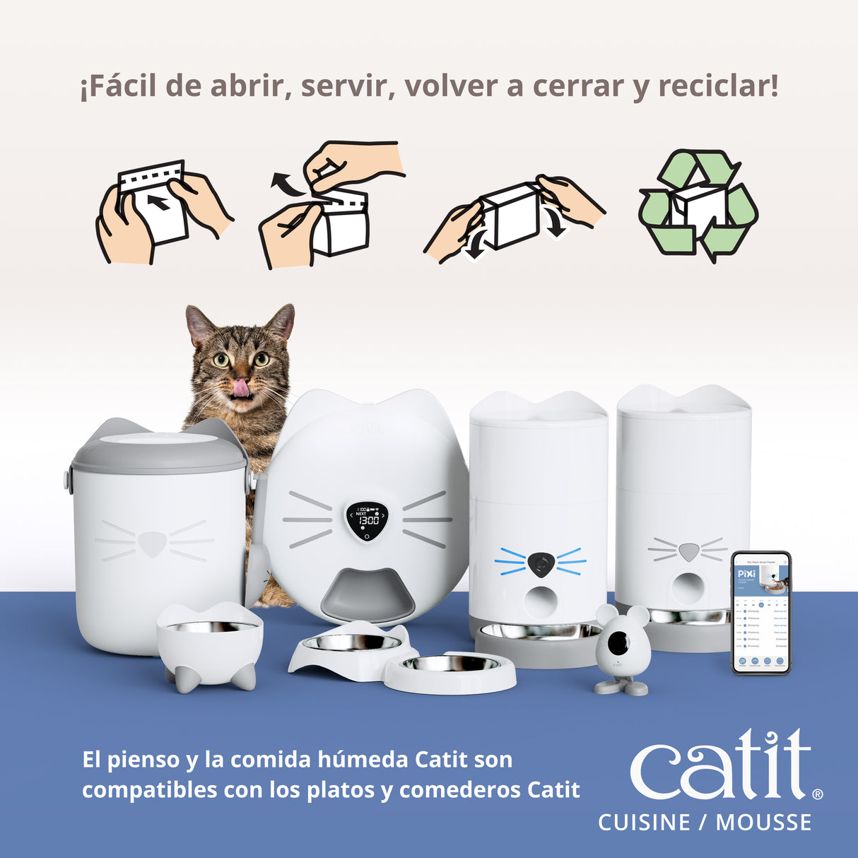 Mousse para gatos Catit Cuisine