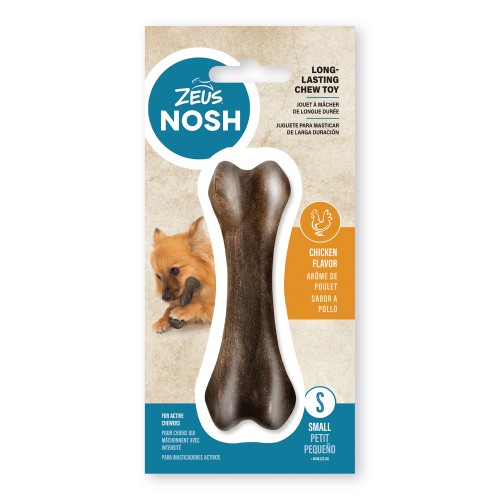 Hueso mordedor con aroma para cachorro Zeus Nosh Flexible